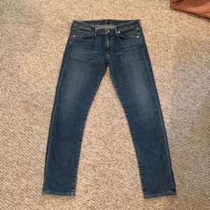 Citizens of humanity jeans- racer low rise skinny zip